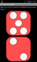 Deux dés jetés.